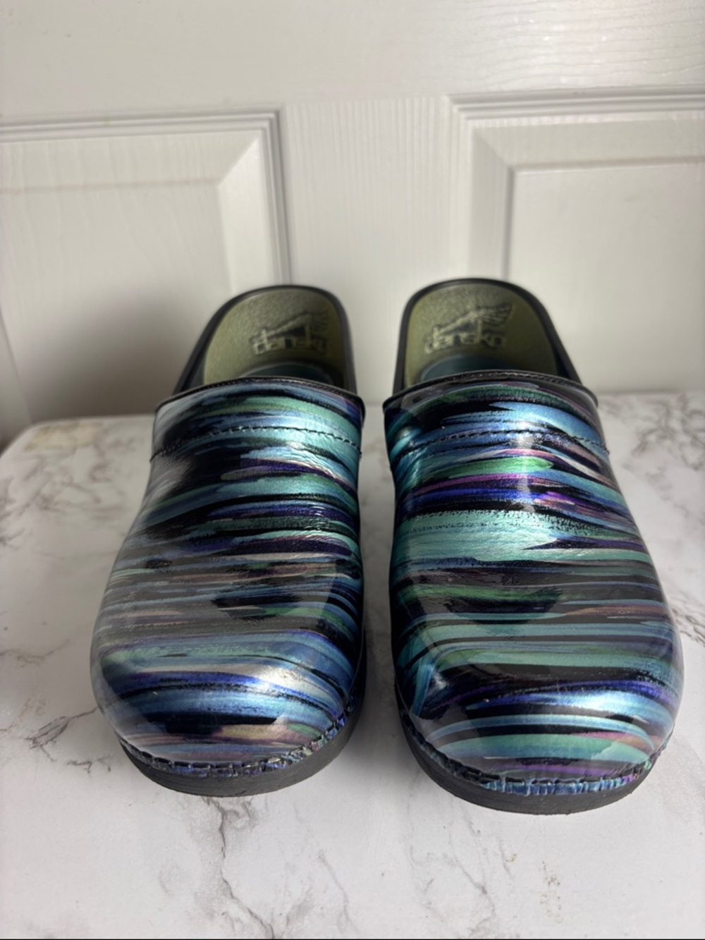 Dansko Womens XP 2.0 Multicolor Nursing Clog Size 36 EU 5.5-6 US